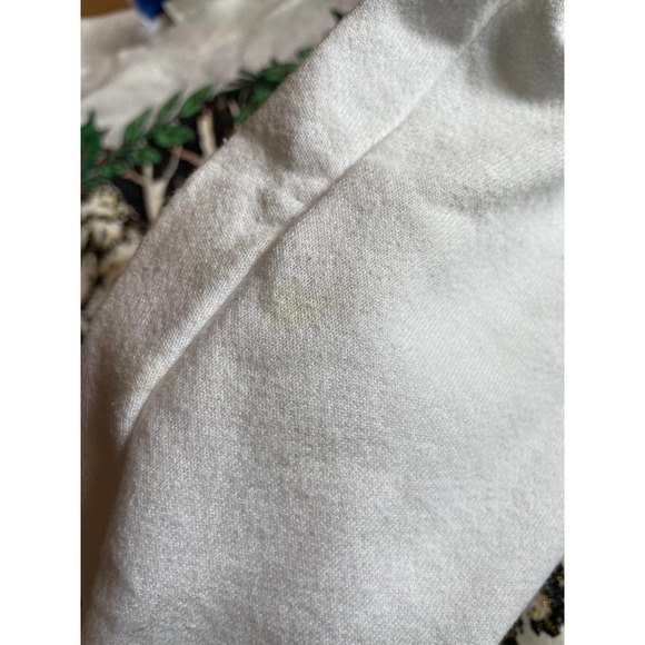 Vintage Turtle Bay Snow Deer Trees Nature Ribbon Sweatshirt Medium - Picture 3 of 11